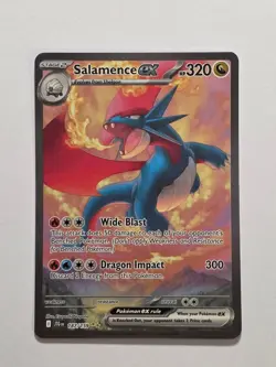 Salamence EX 187/159 Journey Together SIR Holo Pokemon Card - Near Mint - Image 1