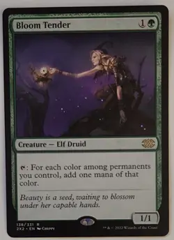 BLOOM TENDER MTG 2X2 331 Rare NM Mana Dork Double Masters 2022 - Image 1