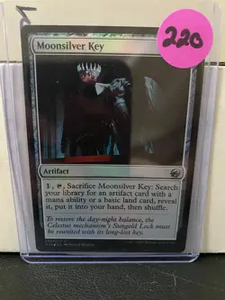MTG FOIL Moonsilver Key - Innistrad: Midnight Hunt #255 - Image 3