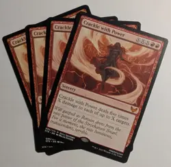 Crackle with Power x1 Strixhaven School of Mages Magic the Gathering MTG LP/NM - Image 5
