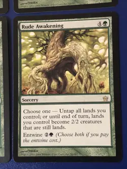 Rude Awakening X4 Fifth Dawn Ex Condition See Pics Front Back you - Image 2