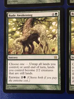 Rude Awakening X4 Fifth Dawn Ex Condition See Pics Front Back you - Image 3