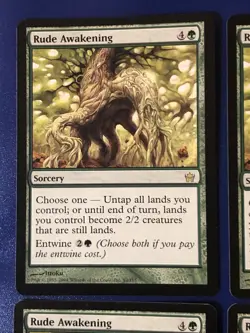 Rude Awakening X4 Fifth Dawn Ex Condition See Pics Front Back you - Image 5