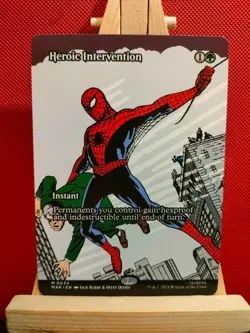 Heroic Intervention (Borderless) - Marvel's Spider-Man - Mythic - NM - MTG - Image 1