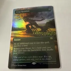 MTG Crop Rotation Double Masters (Borderless) FOIL M/NM - Image 1