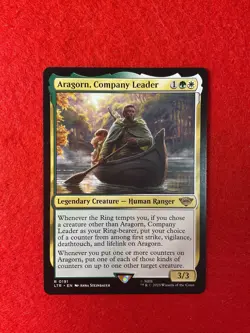 Aragorn, Company Leader - The Lord of the Rings - Magic the Gathering - MTG - Image 1