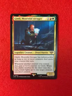 Gimli, Mournful Avenger - The Lord of the Rings - Magic the Gathering - MTG - Image 1