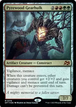Pyrewood Gearhulk FOIL Aetherdrift Magic MTG NM - Image 1