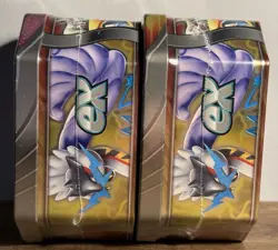 Pokemon TCG Paradox Destinies 2x Tins Iron Crown Ex /gouging Fire Ex New/Sealed - Image 3