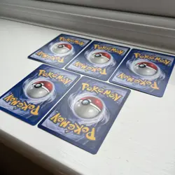 Vintage Pokemon Fossil Cards Bundle Rares Mr Fuji 58 Energy Search 59 Gambler 60 - Image 4