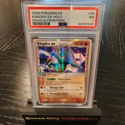 KINGDRA ex - HOLO - PSA 7 - 2006 POKEMON EX DRAGON FRONTIERS - #94 - Image 1