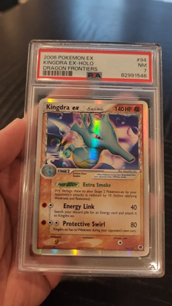KINGDRA ex - HOLO - PSA 7 - 2006 POKEMON EX DRAGON FRONTIERS - #94 - Image 2