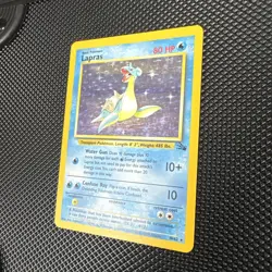 Pokemon TCG - Lapras - 10/62 - Holo Unlimited - Fossil Unlimited - Image 2