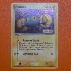 Chinchou 50/92 Legend Maker STAMPED Reverse Holo Pokemon TCG - Image 1