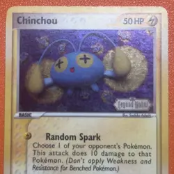 Chinchou 50/92 Legend Maker STAMPED Reverse Holo Pokemon TCG - Image 3