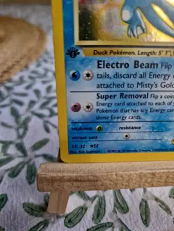Pokemon TCG - Misty's Golduck 12/132 Gym Challenge 1st Edition Holo Rare NM - Image 5