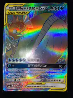 PTCG Pokemon Chinese Double Crit SM AS5A TAG TEAM Magikarp & Wailord-GX HR #214 - Image 1