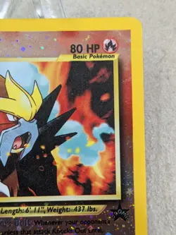 Pokemon TCG Entei #34 Black Star WOTC Movie Promo Reverse Holo 🔥🔥🔥 - Image 3