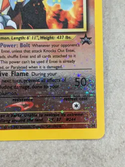Pokemon TCG Entei #34 Black Star WOTC Movie Promo Reverse Holo 🔥🔥🔥 - Image 4