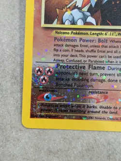 Pokemon TCG Entei #34 Black Star WOTC Movie Promo Reverse Holo 🔥🔥🔥 - Image 5