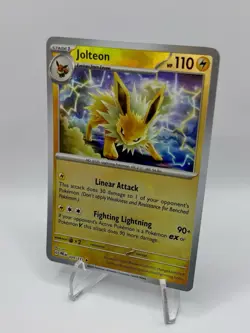 Jolteon (Master Ball Pattern) 029/131 Sv: Prismatic Evolutions Pokemon TCG NM - Image 2