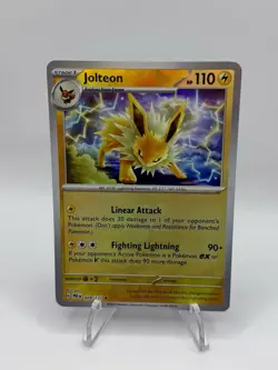 Jolteon (Master Ball Pattern) 029/131 Sv: Prismatic Evolutions Pokemon TCG NM - Image 3