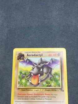 Pokemon TCG Aerodactyl 16/62 Fossil Set Rare Non Holo - Image 2
