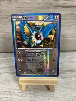 Pokemon TCG Chatot Plasma Blast 77/101 Reverse Holo - Image 1