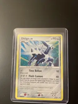 Pokemon TCG Dialga LV.68 1/130 Holo Rare Diamond & Pearl - LP - Image 1