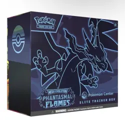 Phantasmal Flames Pokemon Center Exclusive Elite Trainer Box ETB Factory SEALED - Image 1