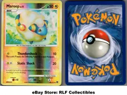 2007 Pokemon, D&P Secret Wonders, #94/132 Mareep, Reverse Holo Common - Image 1