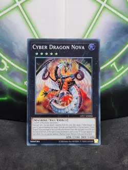 Yugioh Cyber Dragon Nova OP17-EN006 Super Rare NM - Image 1