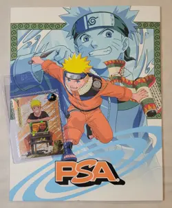 2025 PSA Magazine x Kayou Exclusive Naruto Uzumaki Promo Card & Base Cover Dec. - Image 1