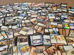 1000 Near Mint MTG Magic the Gathering Card Lot with Unsearched VIntage and Holo - Image 1