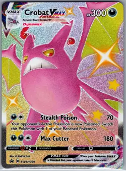 Crobat VMAX - SWSH099 SWSH: Sword & Shield Promo Cards - Pokemon Card - NM - Image 1