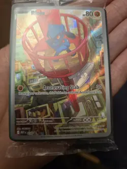 Riolu Full Art Promo Mega Evolution MEP 010 SEALED, NM Pokemon Card - Image 4
