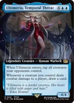 Ultimecia, Temporal Threat Extended Art Foil - FIN 0441 NM - MTG Magic - Image 1