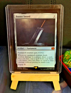 MTG Buster Sword #255 Final Fantasy Foil NM - Image 1