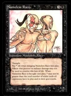 MTG Nameless Race LP Light Play The Dark [4864] - Image 1