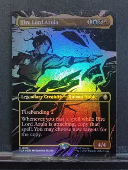 Fire Lord Azula (0313) (Borderless); Foil; Avatar: The Last Airbender - Image 1