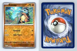Cubone #076 SV Journey Together Reverse Holo Common Pokemon 2025 TCG Card - Image 1
