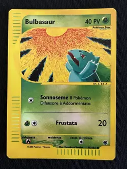 Pokemon bulbasaur Expedition reverse holo italiano 2002 95/165 - Image 1