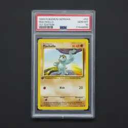 PSA 10 - 1 Edition WOTC Machollo - Machop Pokemon Karte TCG 52/102 Base Set /T60 - Image 2