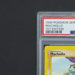 PSA 10 - 1 Edition WOTC Machollo - Machop Pokemon Karte TCG 52/102 Base Set /T60 - Image 3