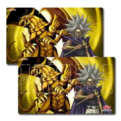 Yugioh The Winged Dragon of Ra & Marik Ishtar TCG OCG Playmat - Image 1