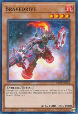 x3 Bravedrive - BODE-EN093 - Common - 1st Edition yugioh - Image 4