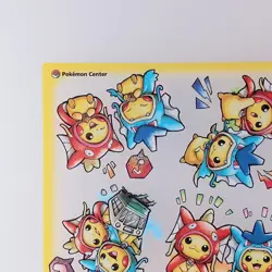 Gyarados Magikarp Poncho Pikachu Pokemon Center Clear Card From Japan - Image 3