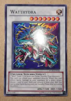 Yu-Gi-Oh Watthydra Super Rare Card STOR-EN044 - Image 1