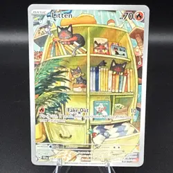 Pokemon TCG Litten Temporal Forces Illustration Card 167/162 Near Mint Condition - Image 1