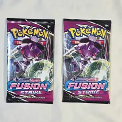 Pokemon TCG Fusion Strike Booster Pack - 10 Cards - Factory Sealed 820650809163 - Image 1